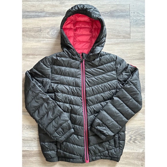 Girls’ Ultra Lightweight Packable Down Puffer Jacket - Picture 6 of 10